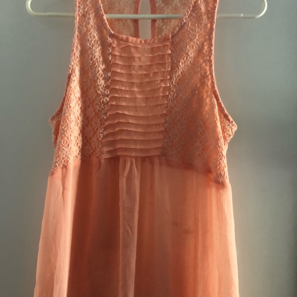 Sheer tank top